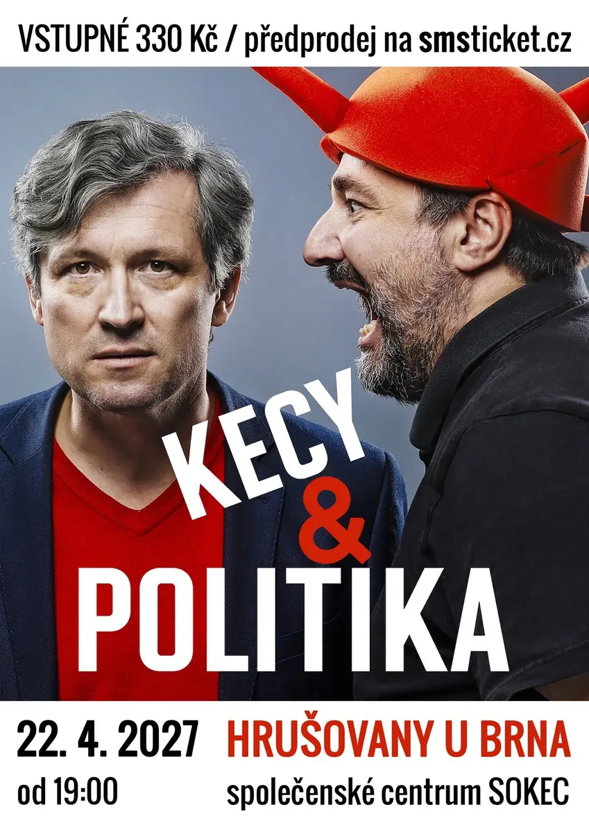 KECY & POLITIKA – Bohumil Pečinka a Petros Michopulos — SOKEC, Hrušovany u Brna