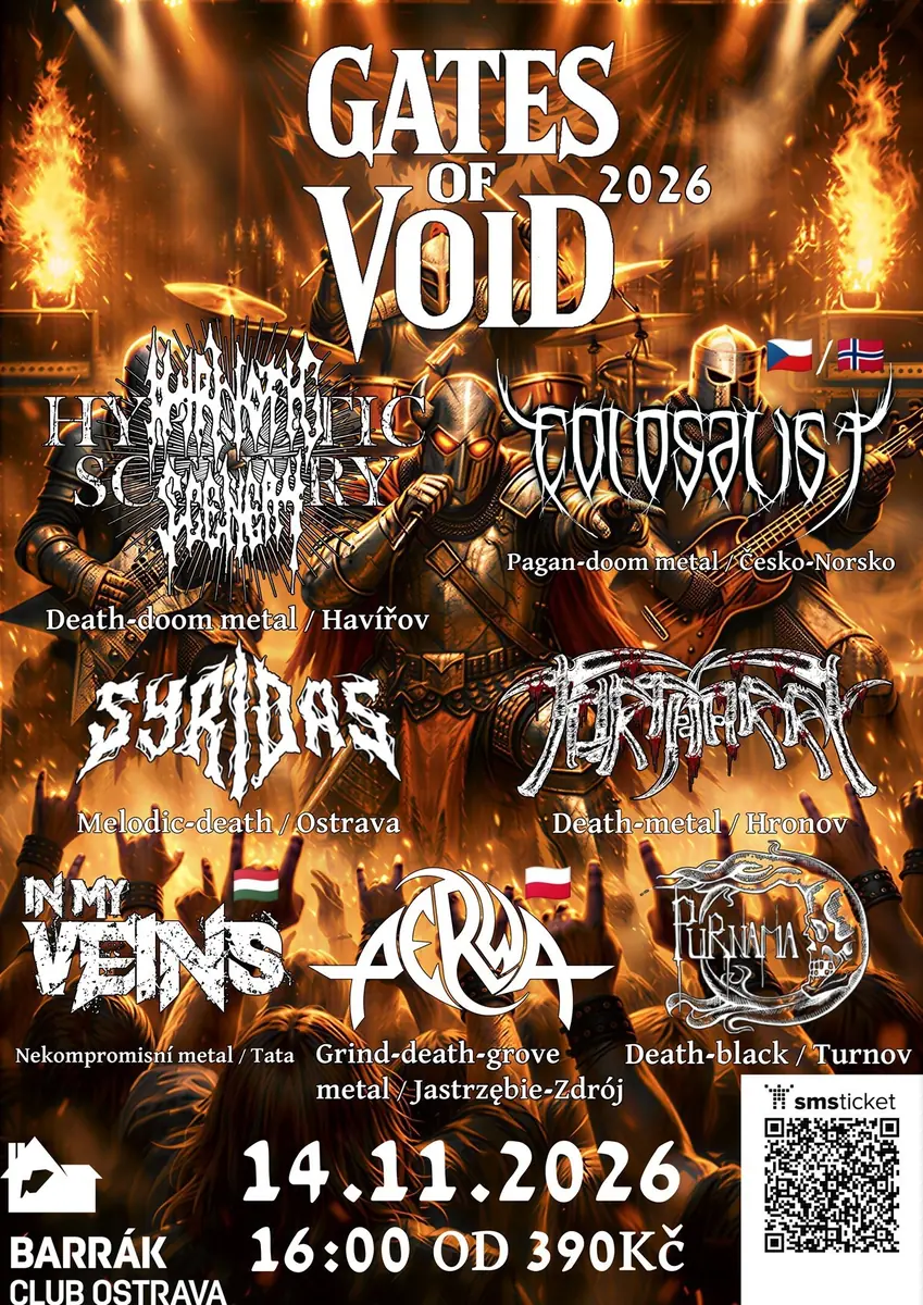 Gates Of Void 2026 — Barrák, Ostrava