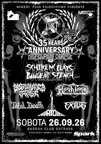 35 лет юбилея Disfigured Corpse "Return to the 90s"
