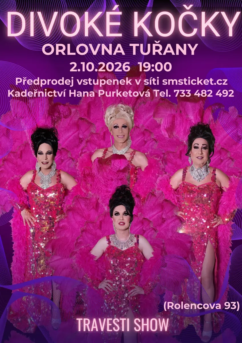 Travesti Divoké kočky in Brno-Tuřany — Orlovna, Brno