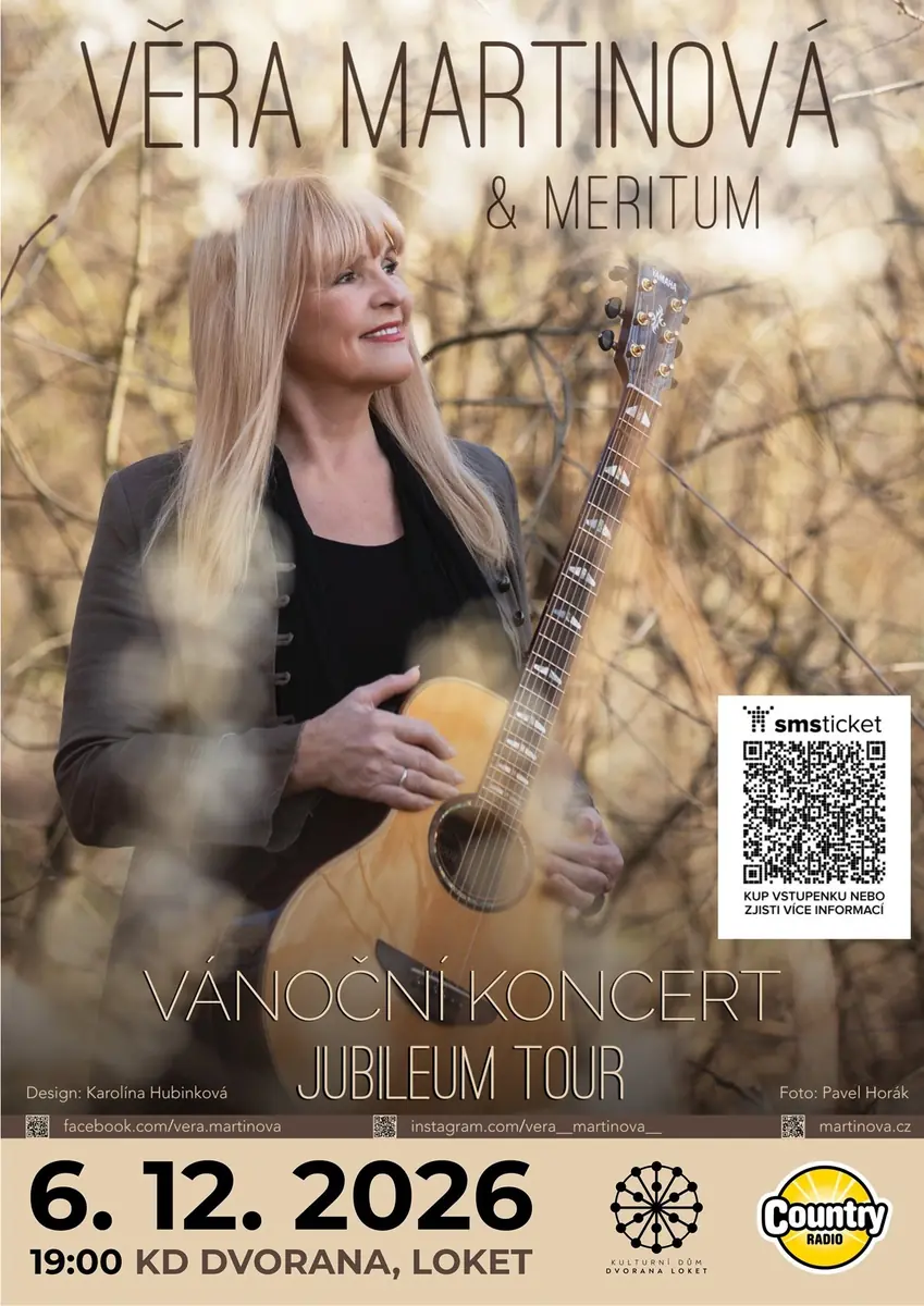 Věra Martinová & Meritum - 40 let na sólové dráze — Kulturní dům Dvorana, Loket