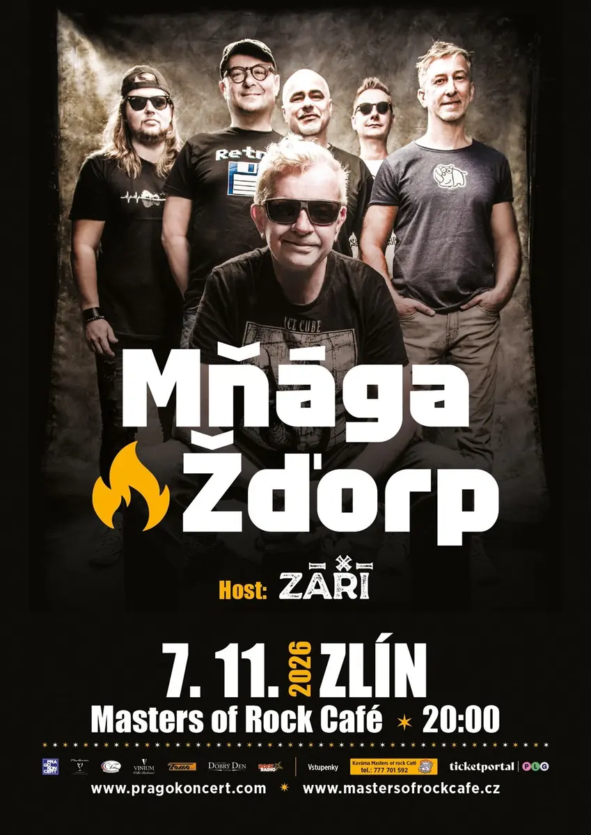 Mňága a Žďorp + host: Září — Masters of Rock Café, Zlín