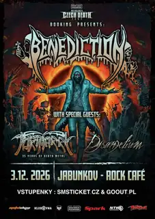 Benediction Czech tour 2026