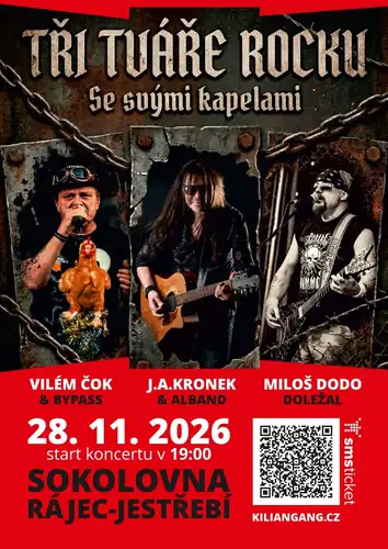 TŘI TVÁŘE ROCKU - Kronek, Čok, Doležal