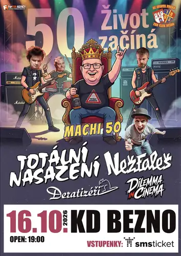MACHI 50 - Concert: Totální Nasazení, Nežfaleš and More