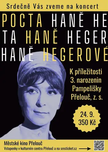 POCTA HANĚ HEGEROVÉ pro Pampelišku Přelouč