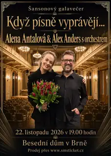 Alena Antalová & Alex Anders: Chanson-Galaabend mit Orchester