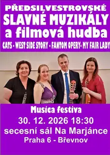 Silvestervorfeier mit berühmten Musicals und Filmmusik