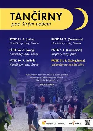 Танцы под открытым небом - Commercial — Riegrovy sady - pítko, Прага