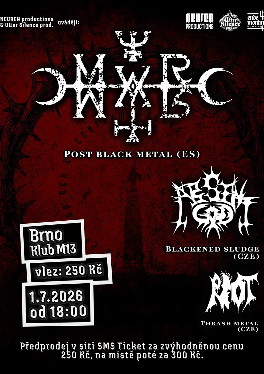 Black in Hell - Murmur & Co — m13 rock hell, Brno