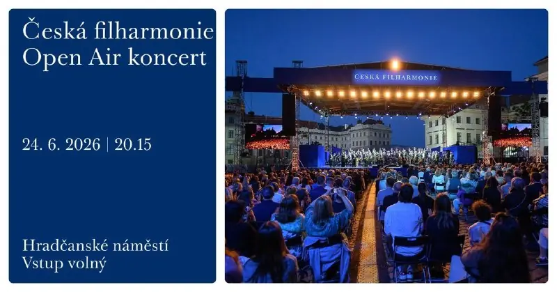 Traditional Open-Air Concert of the Czech Philharmonic — Hradčanské náměstí, Prague
