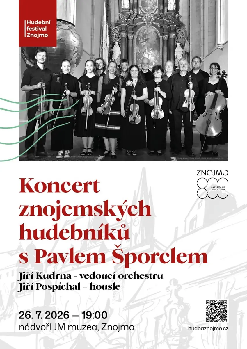 Koncert znojemských hudebníků s Pavlem Šporclem — Jihomoravské muzeum, Znojmo