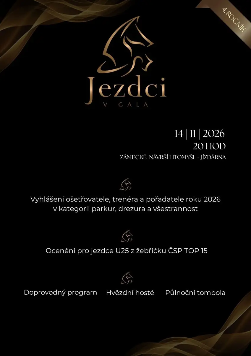 Riders in GALA - 4th Edition — Jízdárna, Litomyšl