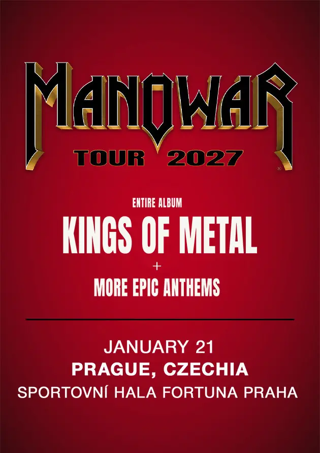 Manowar Kings of Metal (Prague) — Tipsport Aréna Praha, Prague