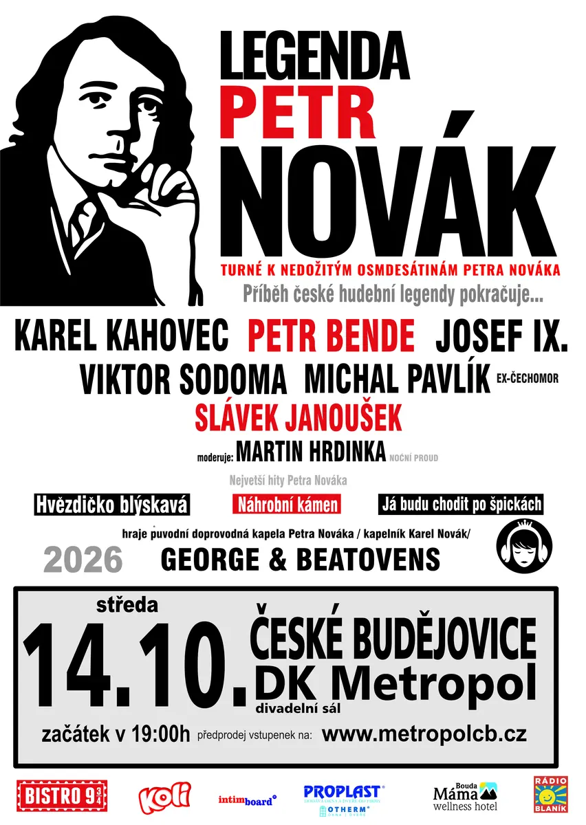 Legende Novák - Konzert zum 80. Geburtstag von Petr Novák — Metropol, České Budějovice 6