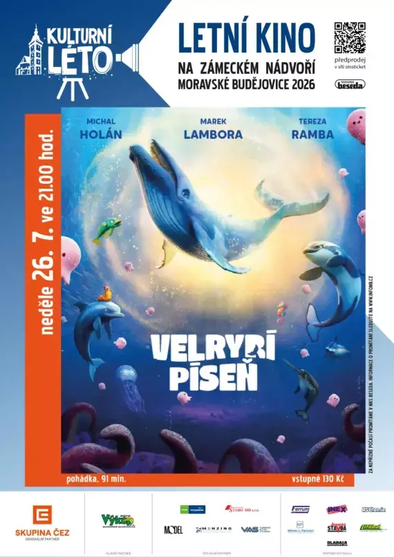 Velrybí píseň — MKS Beseda, velký sál, Moravské Budějovice