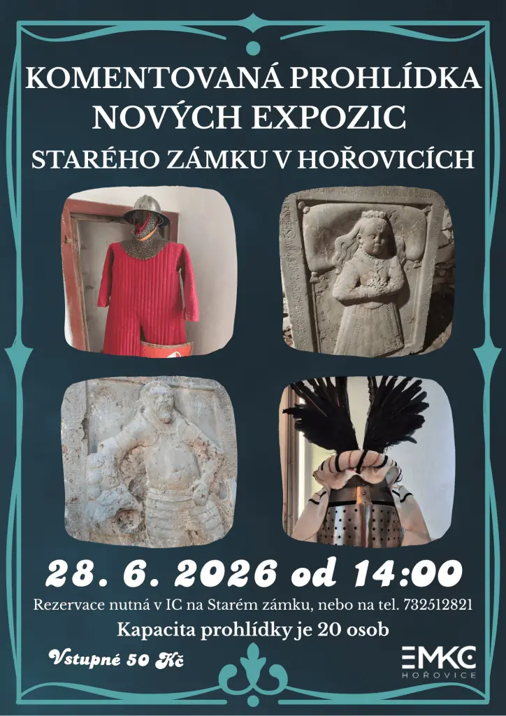 Komentovaná prohlídka nových expozic Starého zámku — Společenský dům, Hořovice