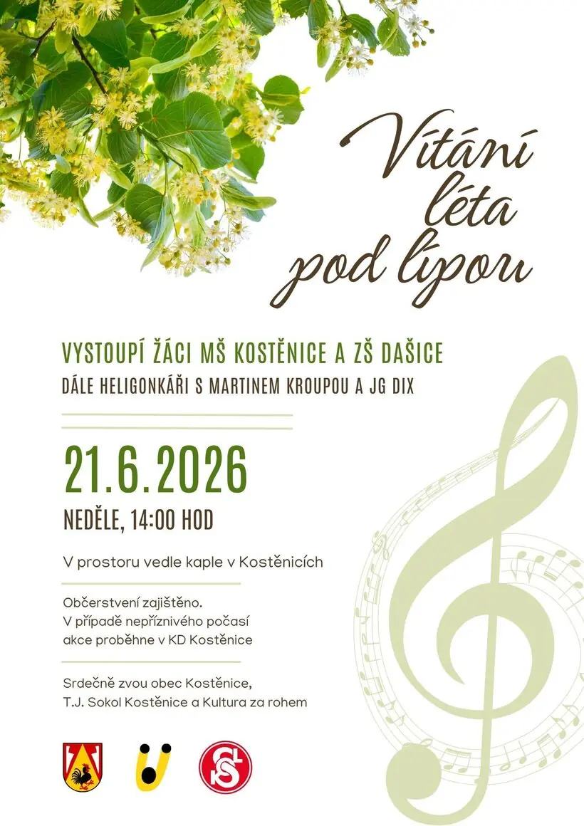 Summer Greeting Under the Linden Tree — Pardubice Tourist Information Centre, Pardubice
