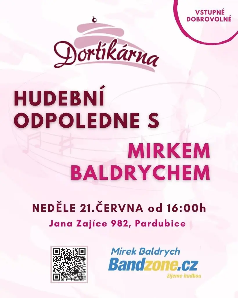 Musical Afternoon with Mirek Baldryche — Pardubice Tourist Information Centre, Pardubice