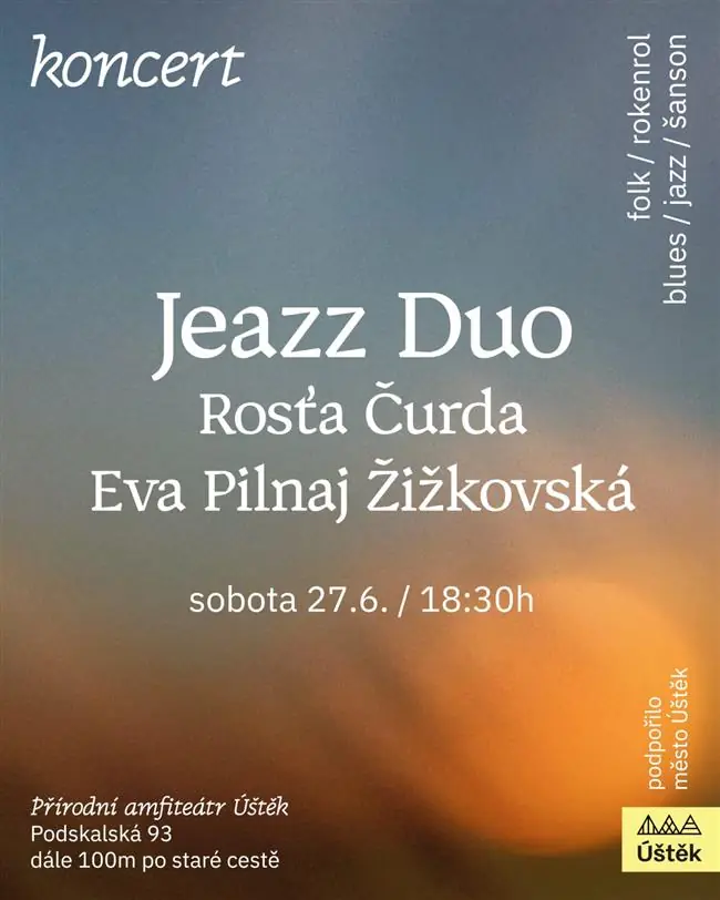 Jeaz Duo - Rosťa Čurda, Eva Pilnaj Žižkovská — Nádvoří Starého děkanství, Úštěk