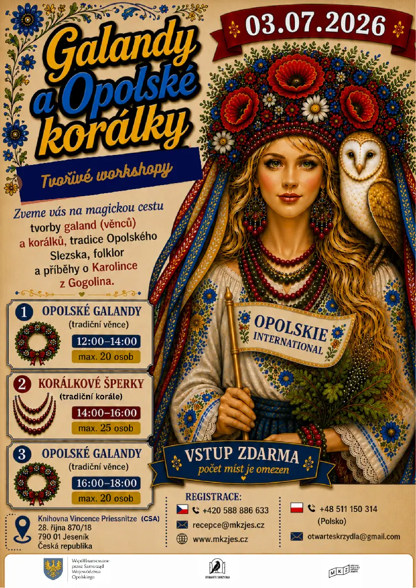 GALANDY AND OPOLE BEADS: CREATIVE WORKSHOPS — Divadlo P. Bezruče, Jeseník