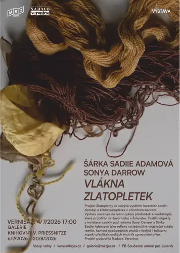 Šárka Sadiie Adamová, Sonya Darrow: Vlákna Zlatopletek