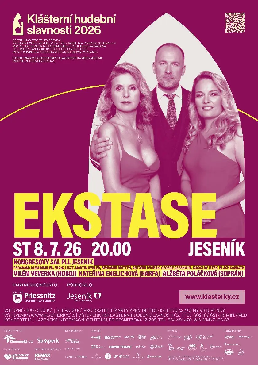 EKSTASE: Veverka, Englichová, Poláčková — Divadlo P. Bezruče, Jeseník