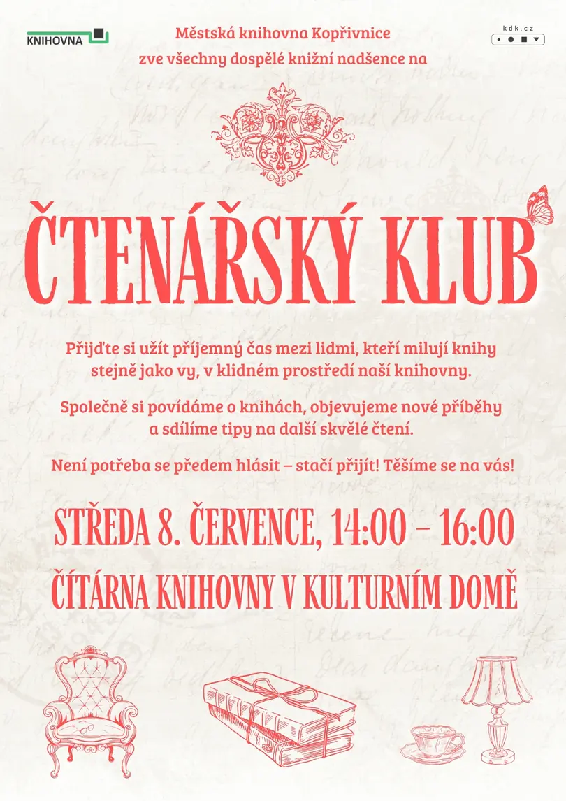 Readers' Club — Kulturní dům, Kopřivnice