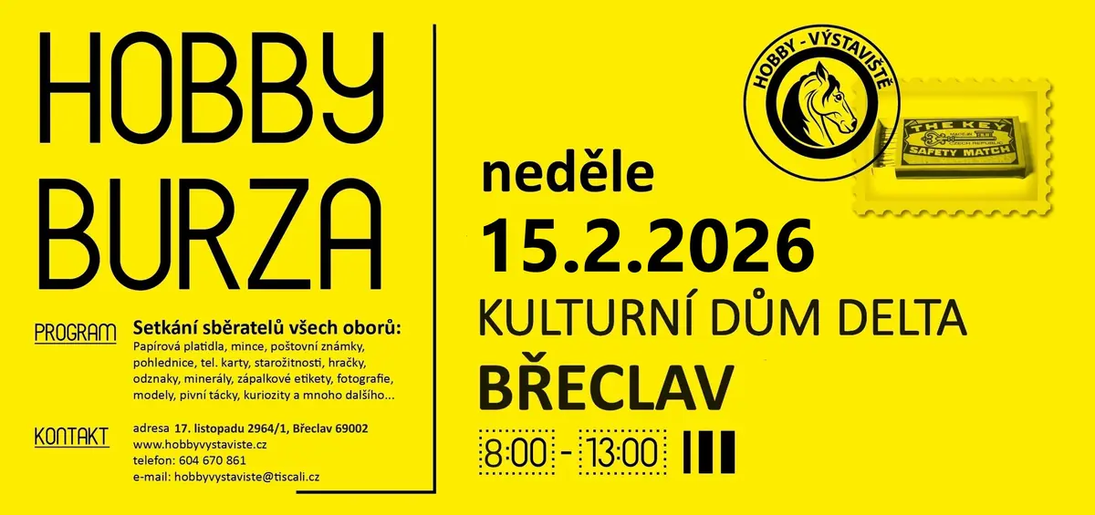 HOBBY BURZA: Встреча коллекционеров всех направлений — Kulturní dům DELTA, Бржеклав