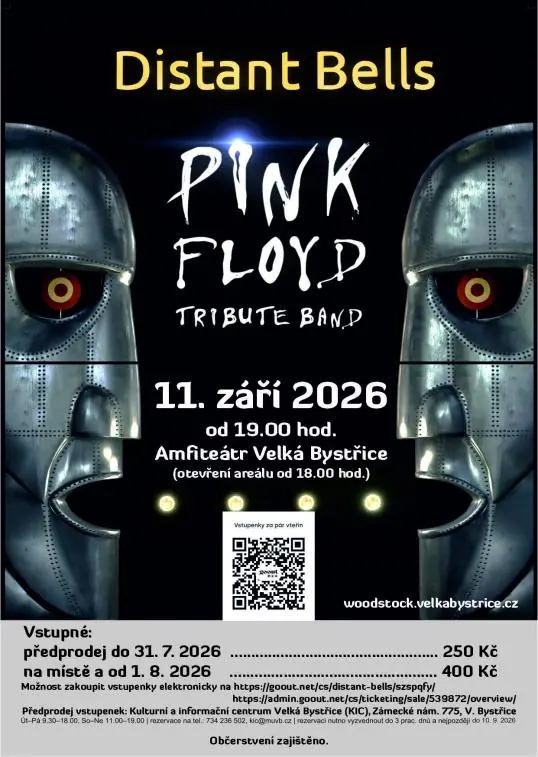 Distant Bells – Pink Floyd Tribute band — Amfiteátr, Velká Bystřice
