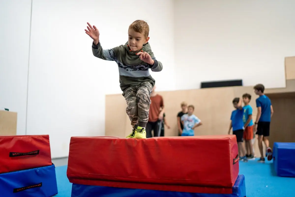 Parkourový workshop — Masarykův kulturní dům, Mělník