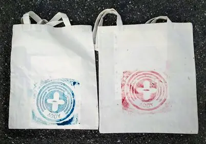 Barevné tašky - tisk na textil — Masarykův kulturní dům, Mělník