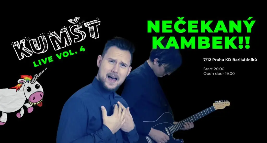 Kumšt Live Vánoční Kšefty – NEČEKANÝ KAMBEK — KD Barikádníků, Praha