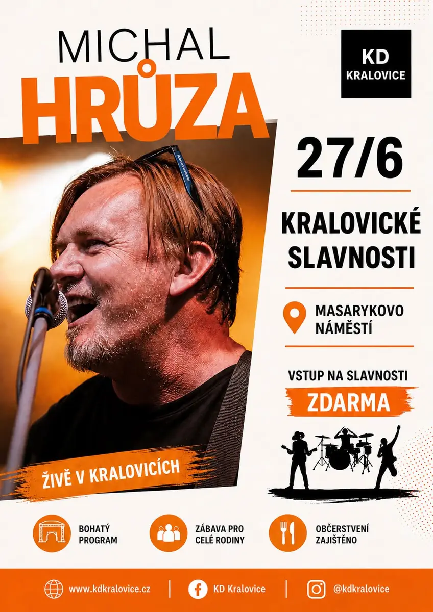 MUZIKÁL NA KOLEČKÁCH — Kulturní dům, Kralovice
