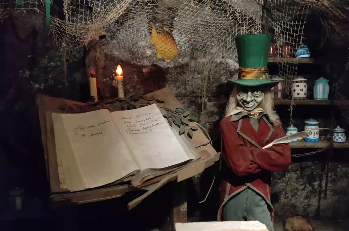 Water Spirits in Třeboň Castle Cellar — Třeboň