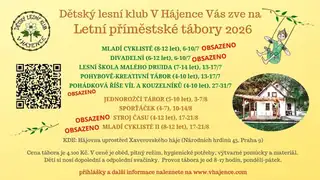 Sommerferiencamp in V Hájence 2026
