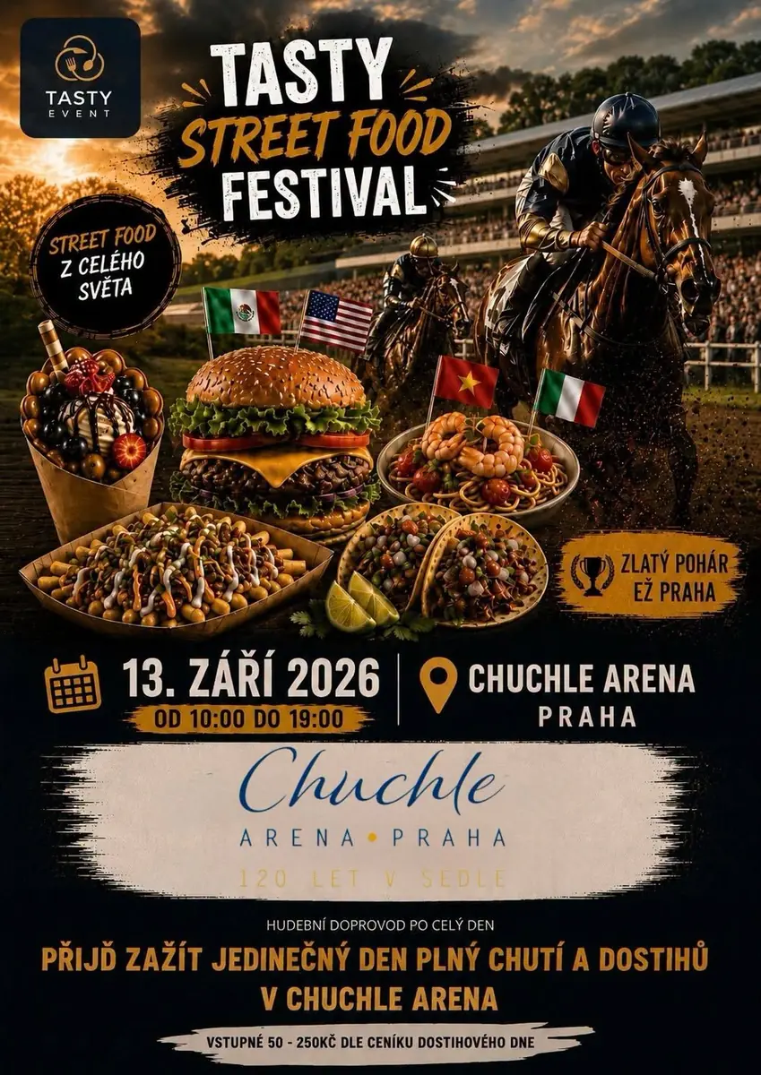 Chuchle Arena TASTY STREET FOOD FESTIVAL and 20th GOLDEN CUP EŽ PRAGUE — Chuchle Arena Praha, Prague