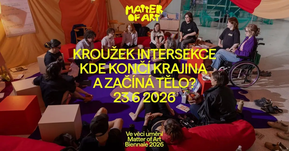 Kolektivní čtení s kroužkem intersekce: Kde končí krajina a začíná tělo? Bienále Ve věci umění 2026 — Veletržní palác - Národní galerie, Praha