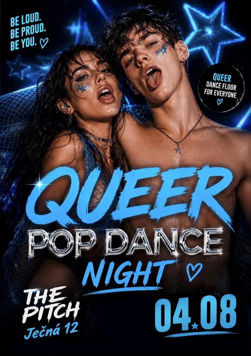 Queer Pop Party - Pride Week Warm-up — The Pitch Club, Прага