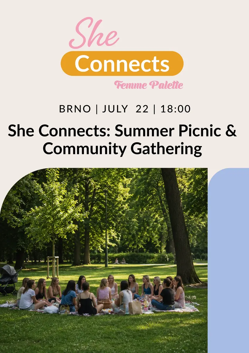 She Connects: Summer Picnic & Community Gathering — Björnsonův sad, Brno