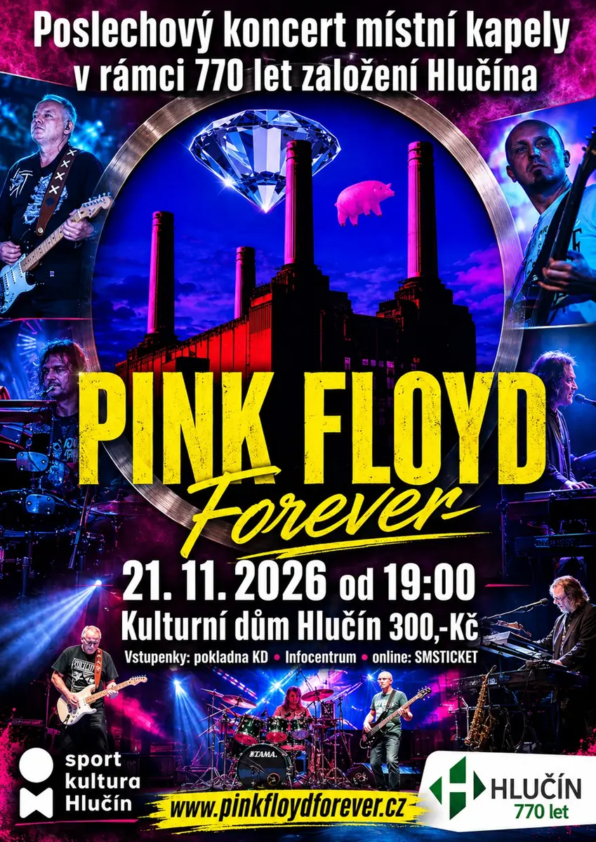 PINK FLOYD Forever — Kulturní dům, Hlučín