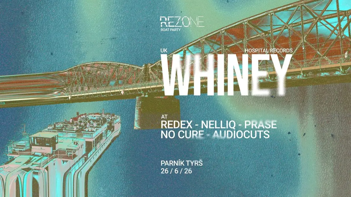 Rezone boat party w/ WHINEY (UK) — Parník Tyrš, Praha