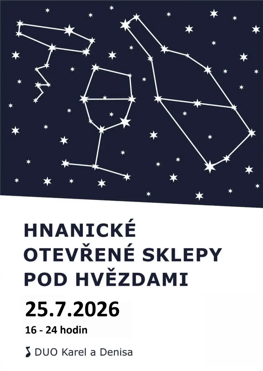 Hnanické otevřené sklepy pod hvězdami 2026 — Sklepní ulička, Hnanice