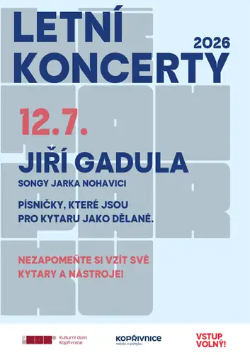 Sommerkonzerte - Jiří Gadula