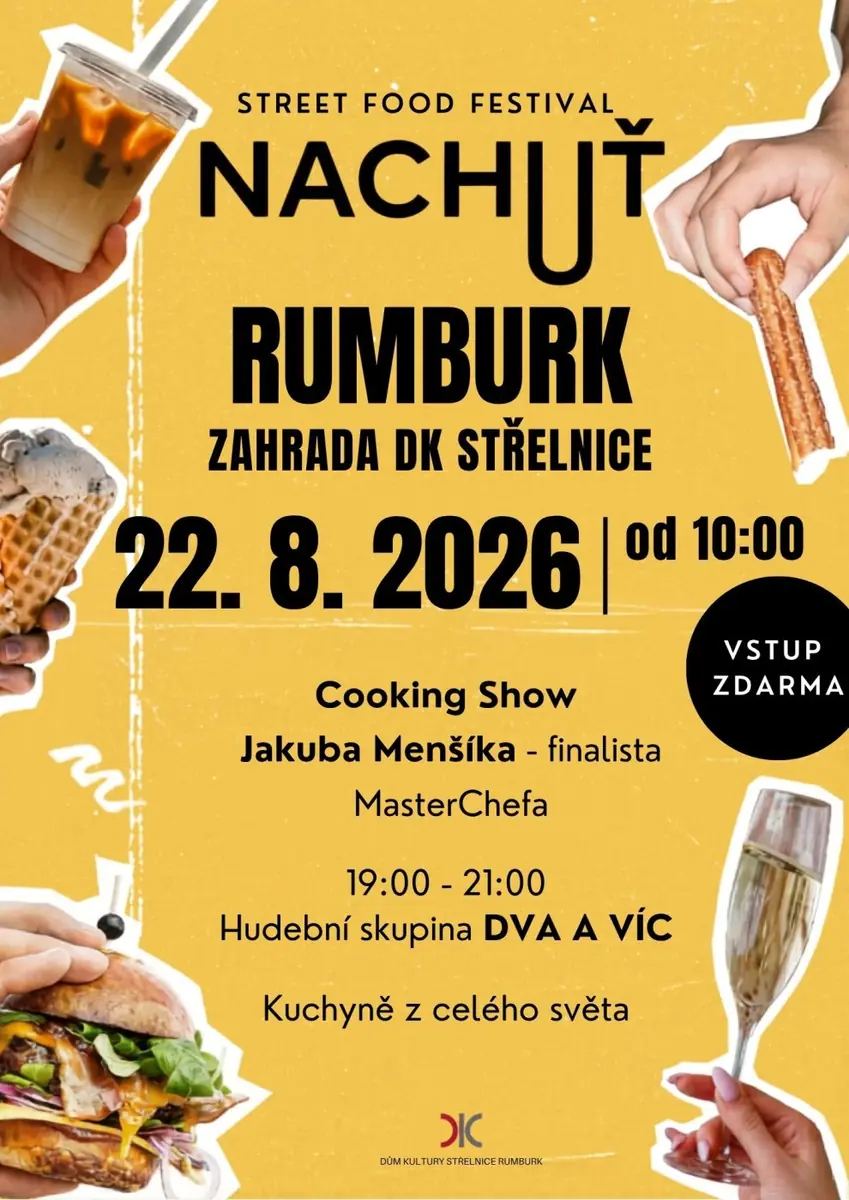 NACHUŤ - street food festival — Střelnice Cultural Centre, Rumburk
