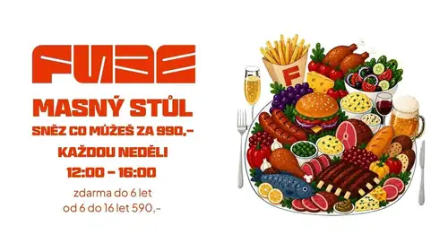 FUZE MASNÝ STŮL | Ешь сколько сможешь за 990,-