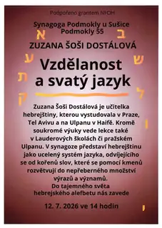 Zuzana Šoši Dostálová: Bildung und die heilige Sprache
