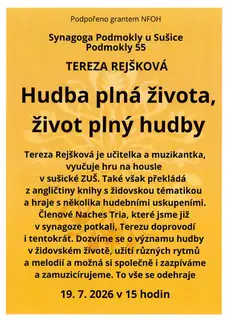 Tereza Rejšková: Musik voller Leben, Leben voller Musik