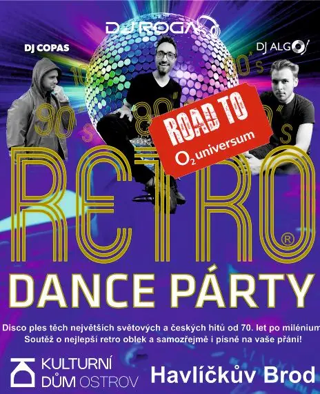 RETRO DANCE PARTY — Kulturní dům Ostrov, Гавличкув-Брод
