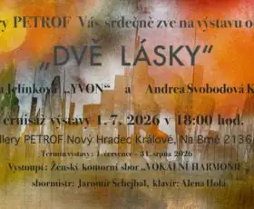 "Zwei Lieben" - Ausstellung von Gemälden zum 30. Jubiläum der künstlerischen Arbeit von Yvona Jelínková (YVON)